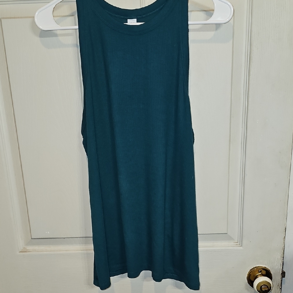 Teal Sleeveless Women's Top